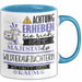 Wildtieraufzüchterin Tasse Geschenk Lustiger Spruch Bitte Erheben Sie Sich Seine Majestät Die Wildtieraufzüchterin Betritt Den Raum Blau Trendation
