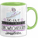 Snowboarderin Geschenk Tasse So Gut Kann Nur Eine Snowboarderin Aussehen Geschenkidee Geburtstag Weihnachten Lustig Grün Trendation