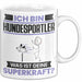 Hundesportler Tasse Geschenk für Hundesportler Geburtstag Lustiger Spruch Kaffee-Becher Was Ist Deine Superkraft Weiß Trendation