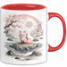 Fuchs Tierliebhaber Tasse Geschenk Lustige Geschenkidee Spruch Japanischer Kitsune Fuchs Rot Trendation