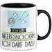 Geschenk für Meeresbiologin Tasse Lustige Geschenkidee Geburtstag Ich Bin Meeresbiologin Ich Darf Das Trendation