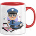 Polizist Tasse Geschenk Lustige Geschenkidee Spruch Für Strafverfolgung Rot Trendation