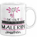 Malerin Geschenk Tasse So Gut Kann Nur Eine Malerin Aussehen Geschenkidee Geburtstag Weihnachten Lustig Weiß Trendation
