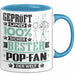 Pop-Fan Geschenk Lustiger Spruch für Pop-Fan Geschenkidee Bester Pop-Fan Der Welt Blau Trendation
