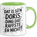 Doris Tasse Geschenk Dat Is So'n Doris Ding Dat Raffste Eh Nicht Geschenkidee Becher mit Name Grün Trendation