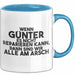 Guenter Tasse Wenn Guenter Nicht Repariert, Sind Wir Am Arsch Geschenk Blau Trendation