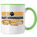 TRENDATION Tasse Hundeliebhaber Hundemama Hundepapa Hund Spruch Kaffeetasse Geschenk Grün Trendation