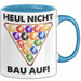 Billard-Spieler Tasse Pool Heul Nicht Bau Auf Geschenkidee Billiard Profi Becher Blau Trendation