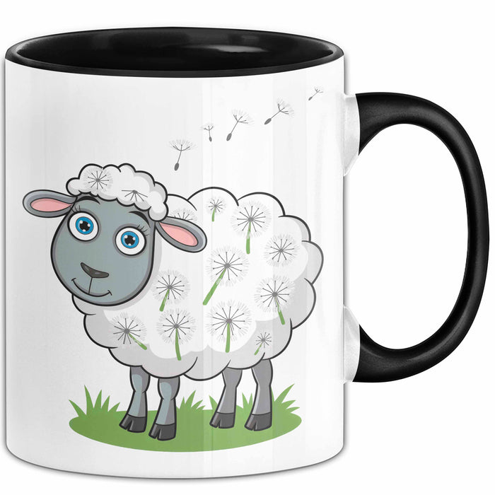 Schaf Tier Bauer Tasse Becher Geschenk Lustige Geschenkidee Spruch Trendation
