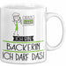 Geschenk für Bäckerin Tasse Lustige Geschenkidee Geburtstag Ich Bin Bäckerin Ich Darf Das Weiß Trendation