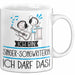 Geschenk für Singer-Songwriterin Tasse Lustige Geschenkidee Geburtstag Ich Bin Singer-Songwriterin Ich Darf Das Weiß Trendation