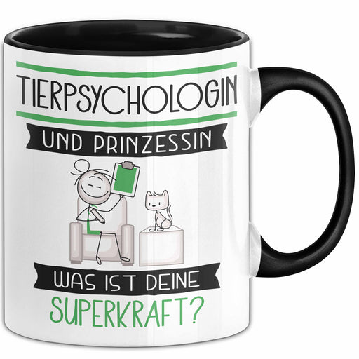 Tierpsychologin Und Prinzessin Tasse Geschenk Für Eine Tierpsychologin Geburtstag Was Ist Deine Superkraft Trendation