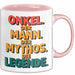 Onkel Sarkastisch Sarkasmus Tasse Geschenk Lustige Geschenkidee Spruch Onkel Der Mann Der Mythos Die Legende Rosa Trendation
