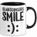 Physiklehrer Unterricht Tasse Geschenk Lustige Geschenkidee Spruch Schrödingers Smile Trendation