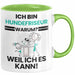Hundefriseur Geschenk Tasse Lustiger Spruch Ich Bin Hundefriseur Warum Weil Ich Es Kann Geschenkidee Bester Hundefriseur Geburtstag Kaffee-Becher Grün Trendation