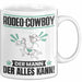 Rodeo-Cowboy Tasse Geschenk für Rodeo-Cowboy Der Mann Der Alles Kann Geschenkidee zum Geburtstag Weiß Trendation
