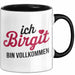 Birgit Tasse Geschenk Ich Bin Vollkommen Birgit Geschenkidee Geburtstag Schwarz Trendation