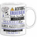 Hundeausstellerin Tasse Geschenk Lustiger Spruch Bitte Erheben Sie Sich Seine Majestät Die Hundeausstellerin Betritt Den Raum Weiß Trendation