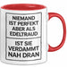Edeltraud Tasse Geschenk Niemand Ist Perfekt Edeltraud Verdammt Nah Dran Geschenkidee Rot Trendation