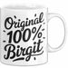 Birgit Tasse Geschenk Original 100% Birgit Geschenkidee Geburtstag Weiß Trendation