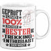 Trekking-Enthusiast Geschenk Lustiger Spruch für Trekking-Enthusiast Geschenkidee Bester Trekking-Enthusiast Der Welt Weiß Trendation