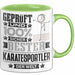 Karatesportler Geschenk Lustiger Spruch für Karatesportler Geschenkidee Bester Karatesportler Der Welt Grün Trendation