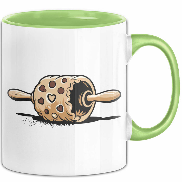 Backliebhaber Tasse Geschenkidee für Ofen Fanatiker Grün Trendation