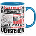 Rettungssanitäter Geschenk Tasse Geschenkidee für Rettungssanitäter Geburtstag Lustiger Spruch Ich Bin Rettungssanitäter Ich Kann Es Dir Erklären Aber Nicht Für Dich Verstehen Funny Blau Trendation
