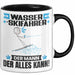 Wasserskifahrer Tasse Geschenk für Wasserskifahrer Der Mann Der Alles Kann Geschenkidee zum Geburtstag Schwarz Trendation