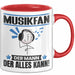 Musikfan Tasse Geschenk für Musikfan Der Mann Der Alles Kann Geschenkidee zum Geburtstag Rot Trendation