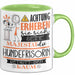 Hundefrisörin Tasse Geschenk Lustiger Spruch Bitte Erheben Sie Sich Seine Majestät Die Hundefrisörin Betritt Den Raum Grün Trendation