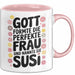 Susi Tasse Geschenk Gott Formte Die Perfekte Frau Susi Geschenkidee Rosa Trendation