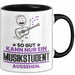 Musikstudent Geschenk Tasse So Gut Kann Nur Ein Musikstudent Aussehen Geschenkidee Kaffee-Becher Schwarz Trendation