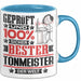 Tonmeister Geschenk Lustiger Spruch für Tonmeister Geschenkidee Bester Tonmeister Der Welt Blau Trendation