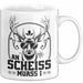 An Scheiss Muass I München Geschenkidee Spruch Hirsch Tasse Kaffee-Becher Weiß Trendation