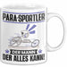Para-Sportler Tasse Geschenk für Para-Sportler Der Mann Der Alles Kann Geschenkidee zum Geburtstag Weiß Trendation