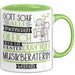 Musikberaterin Geschenk Becher Tasse Gott Schuf Alle Menschen Gleich Nur Die Besten Durfeten Musikberaterin Werden Geschenkidee Lustig Grün Trendation