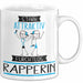 Rapperin Tasse Geschenk Becher Stark Attraktiv Furchtlos Rapperin Lustige Geschenkidee Weiß Trendation