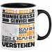 Hundegassi-Service Geschenk Kaffee-Tasse Geschenkidee für Hundegassi-Service Ich Bin Hundegassi-Service Ich Kann Es Dir Erklären Jedoch Nicht Für Dich Verstehen Spruch Lustig Schwarz Trendation