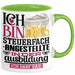 Steuerfachangestellte Ausbildung Start Geschenk Tasse Ich Bin Steuerfachangestellte In Der Ausbildung Ich Darf Das Kaffee-Becher Geschenkidee Grün Trendation