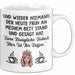 Kaffeeliebhaber Tasse Geschenk Lustige Geschenkidee Spruch Und Wieder Niemand Der Huete Fruh An Meinem Bett Stand Weiß Trendation