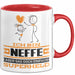 Neffe Geschenk Tasse Ich Bin Neffe Aber Sag Doch Einfach Superheld Lustige Geschenkdiee für Neffe Kaffee-Becher Rot Trendation