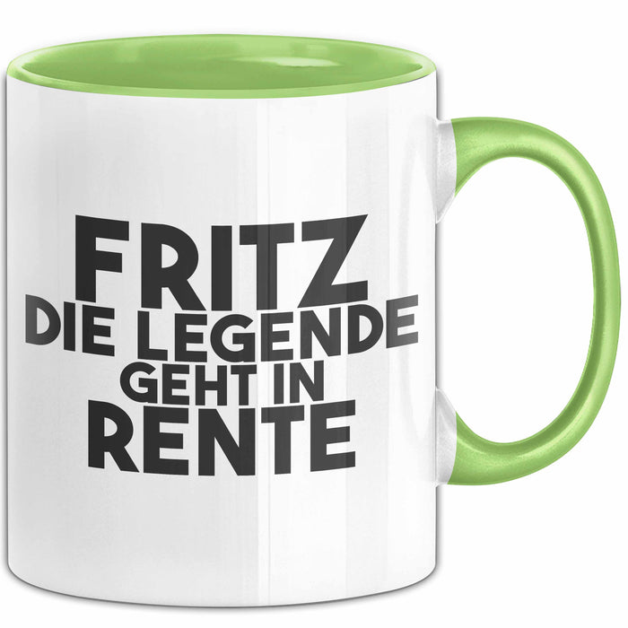Fritz Tasse Fritz – Die Legende Geht In Rente Geschenk
