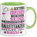Balletttänzer Geschenk Tasse Lustiger Spruch Erheben Sie Sich Der Balletttänzer Betritt den Raum Grün Trendation