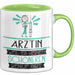 Ärztin Weil Es Keinen Schöneren Beruf Gibt Tasse Geschenk für Eine Ärztin Lustig Grün Trendation