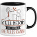 Kellnerin Geschenk Tasse Becher Die Frau Die Allen Kann Geschenkidee für eine Kellnerin Lustig Trendation