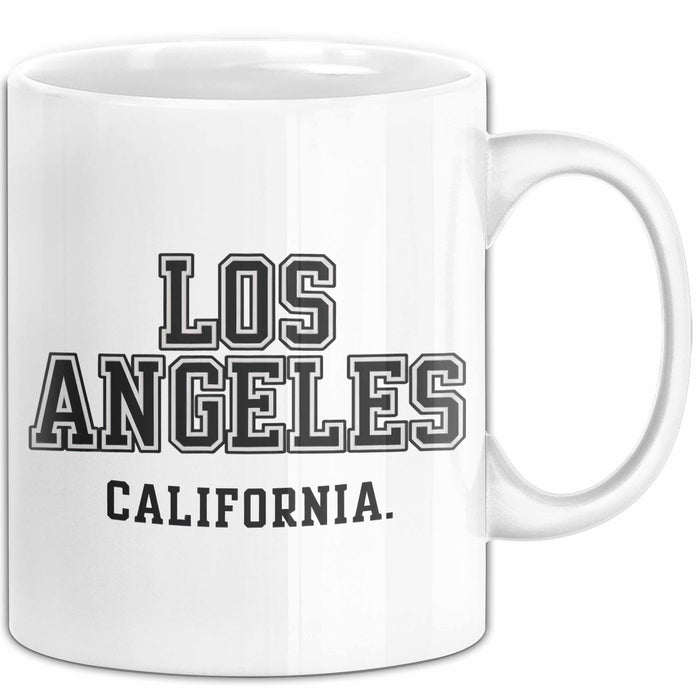 Los Angeles LA Kalifornien USA Tasse Geschenk Lustige Geschenkidee Spruch Weiß Trendation