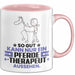 Pferdetherapeut Geschenk Tasse So Gut Kann Nur Ein Pferdetherapeut Aussehen Geschenkidee Kaffee-Becher Rosa Trendation