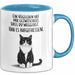 Büroarbeit Kollege Abschied Tasse Geschenk Lustige Geschenkidee Spruch Ein Vögelchen Hat Mir Gezwitschert Dass Du Weggehst Blau Trendation