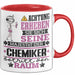 Chemiker Geschenk Tasse Lustiger Spruch Erheben Sie Sich Der Chemiker Betritt den Raum Rot Trendation